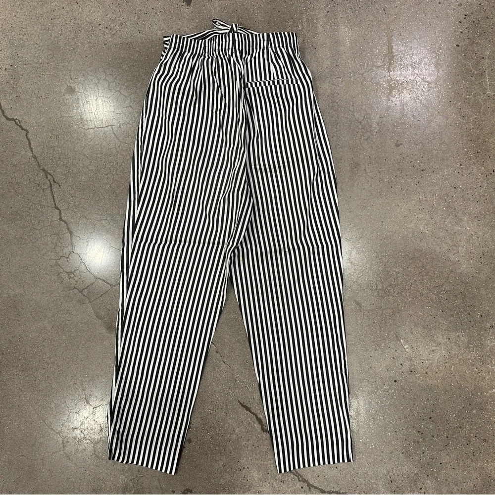 Zara High Waisted Striped Pant - Picture 5 of 9
